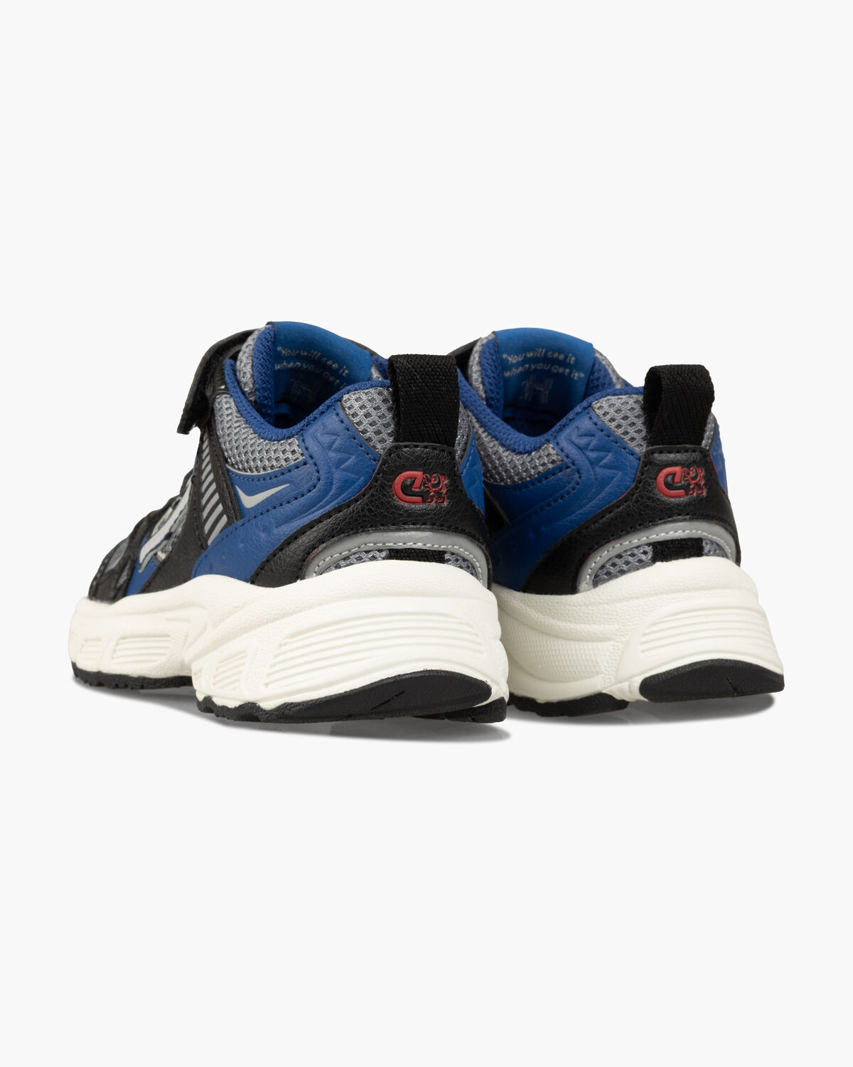 Marti Velcro, Black/Blue, hi-res